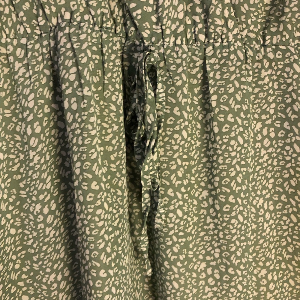 EcoWish Green Patterned Dress size M - Picture 4 of 8